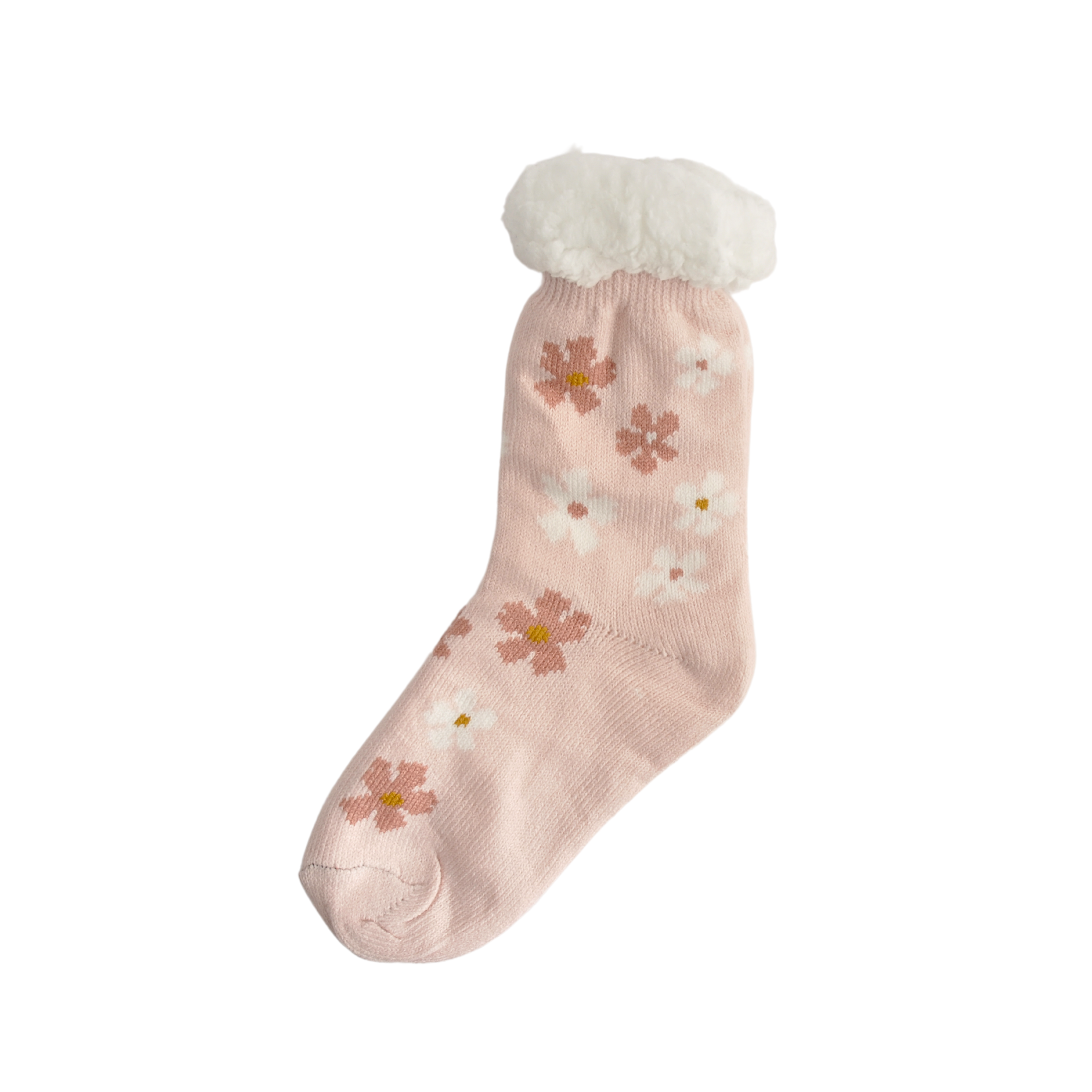 Slipper Sock - Pink Floral